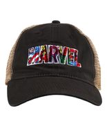 M A R V E L Embroidered Superhero Logo Vintage Trucker Soft mesh Adjusta... - $26.90