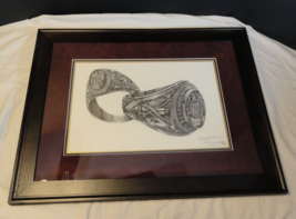 Original Benjamin Knox Signed 1991 18X24 Matted Framed Texas A&amp;M Tam Rings Photo - £131.84 GBP