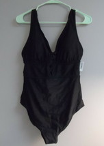 Adore Me Women&#39;s Bathing Suite Swimwear One Piece 07802 Black 0X - $17.09