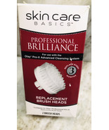 Skin Care Basics Professional Brilliance 2 Replacement Brush Heads-ShipN... - $34.53