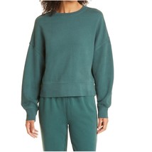 RAILS Alice Cotton Blend Sweatshirt, Organic Cotton Forest Green, Medium... - $73.87