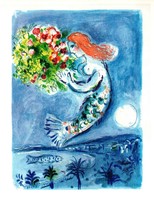 Marc Chagall La Baie Des Anges, 1963 - $65.34