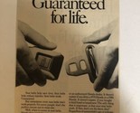1986 Seat Belts Honda Vintage Print Ad Advertisement pa21 - £4.66 GBP