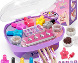 Girls Nail Polish Set Purple, Toys for Girls Age 5 6 7 8 9 10, Nail Care... - $40.11