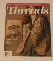 Threads Magazine February/March 1994 Making Custom Fabric for Clothes - $7.69