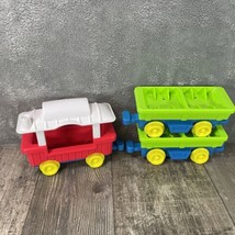 Tyco Sesame Street Train Car 1996 Replacement Red White Green Lot - £7.46 GBP