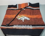 Denver Broncos Black &amp; Orange  Reggae Jamaican Cinch Backpack Bag - $10.36