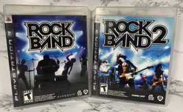 Rock Band and Rock Band 2 Sony PlayStation 3 2007 PS3  - £15.63 GBP