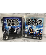 Rock Band and Rock Band 2 Sony PlayStation 3 2007 PS3  - £14.78 GBP