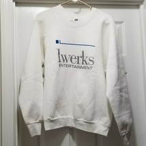 Vintage 80s Iwerks Entertainment Pre Disney White Sweatshirt Sz Mens L - $69.25