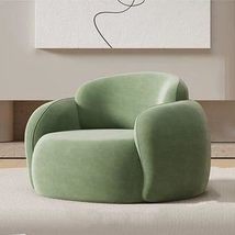 Luxury Minimalist Lounge Sofa  Modern Comfort Single Seater Green - £1,255.56 GBP