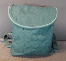 THIRTY-ONE TEAL HOOK-AND-LOOP ZIPPERED FLAP MESSENGER BAG PURSE CARRIER ... - €13,44 EUR