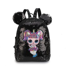  Sequin   Ear Backpack Children Boys  Bags Kids s Fashion Backpack for Girls Sch - £119.80 GBP