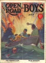 The Open Road For Boys - July 1932 - Stanley Leland Cover Art, Ernest H Lent Etc - £12.76 GBP