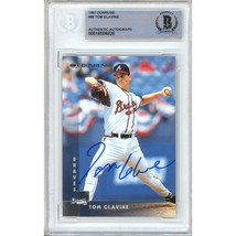 Tom Glavine Atlanta Braves Auto 1997 Donruss Card #86 Signed BAS Auth Slab HOF - $119.99