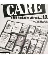 1948 Care Food Packages Advertisement Overseas Abroad Duty Ration Free E2H1 - $365.23 MXN