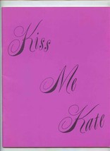 Kiss Me Kate Program Starlight Musicals Indianapolis IN 1966 Patrice Mun... - £13.98 GBP