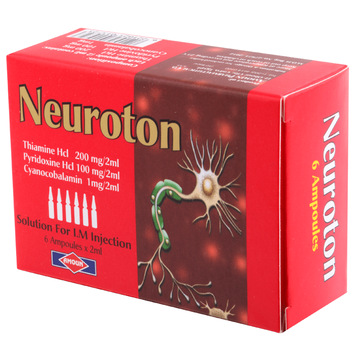 Neuroton Ampoules 2 Boxes + Free Neuroton Tabs | Vit B12 | Free Shipping - $56.00
