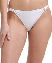 Calvin Klein Womens Adjustable Slider Bikini Bottoms Color Soft White Size Small - £43.94 GBP