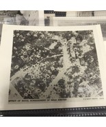 WWII US NAVY Photo Effect Of Naval Bombardment Mille Airstrip 1944 VTG  ... - £6.03 GBP