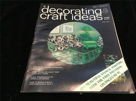 Decorating &amp; Craft Ideas Magazine June 1973 Lamp Revival, Lace Arabesoues - £7.96 GBP
