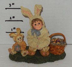 Yesterdays Child Boyds Dollstone Collection Heather Lauren Bunny Helpers 3538V - £38.39 GBP
