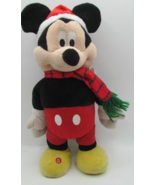 Disney Mickey Mouse Gemmy Singing We Wish You a Merry Christmas Animated - €12,87 EUR