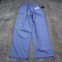 Dickies Pants Mens S Blue Cargo Medical Uniform Scrub Pull On Bottoms - $22.75