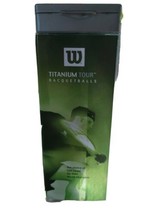 Wilson Titanium Tour Racquetballs Green 3 Pack NIB Factory Sealed - £7.89 GBP