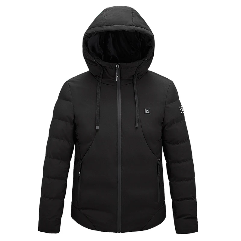 2019 New Men Winter Outdoor USB Infrared Heating Hooded Jacket Unisex Winter Hi  - £185.26 GBP