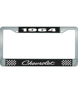 1964 Chevy Chevrolet GM Licensed Front Rear Chrome License Plate Holder ... - $2,007.71