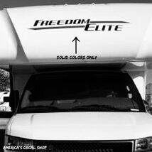 Vintage Thor Freedom Elite Motor Home RV Camper Decals 2PC Set OEM New 25” - $41.57