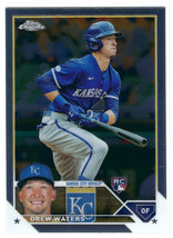 2023 Topps Chrome #147 Drew Waters Kansas City Royals Rookie Card - £1.15 GBP