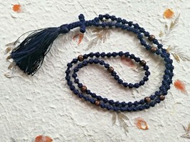 50 knots dark blue Floss prayer rope, Orthodox chotki, Handmade religious gift - £19.06 GBP