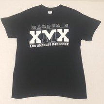 Maroon 5 T Shirt XMX Los Angeles Hardcore Mens Size Medium Black Adam Levine  - £12.20 GBP