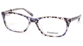 New Bebe Bb 5145 500 Plum Floral Eyeglasses Frame 53-17-135 B36mm - £89.96 GBP