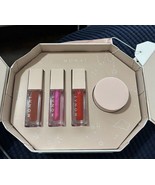 Monat Gift Set 2023 3 lip gloss oils and Makeup Vanishin Balm NIB - £43.52 GBP