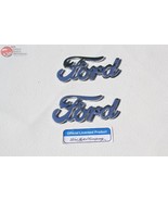 Chrome Ford Script Emblems Body Panel Fender Custom Truck Hot Rat Street... - $28.76 CAD