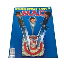 VTG Mad Magazine  December 1983 Crocodile Dundee II Rambo III - $39.59