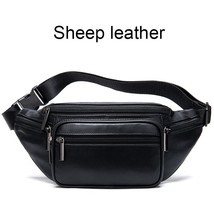 MVA Genuine Leather Belt Bag Women&#39;s Waist Bags For Women Fanny Pack Female Wais - £70.44 GBP
