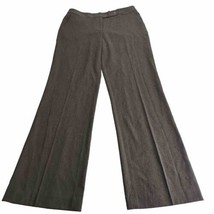 calvin klein womens brown herringbone wide leg trousers Pants Size 8 - $19.79