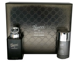 Gucci Pour Homme Cologne 3.0 Oz Eau De Toilette Spray 2 Pcs Gift Set image 4