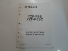 2004 Yamaha YZFR6S YZFR6SC Supplementary Service Manual FACTORY OEM BOOK 04 - $14.96