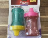 Vintage Playtex The Gripster Sippy Spill-Proof Cup 2 Cups New Sealed Pac... - $35.14