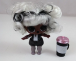 LOL Surprise Doll Hair Goals Series Yang Q.T. Cutie With Outfit &amp; Drink Cup - $14.54