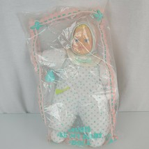 VINTAGE 1991 AVON BE MY BABY DOLL TOY NEW IN PACKAGE W/ BOTTLE TEAL PAJAMAS - $19.79