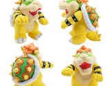 Bowser King Plush Stuffed Animal Koopa Plush Doll Yellow 10&quot; - £15.94 GBP