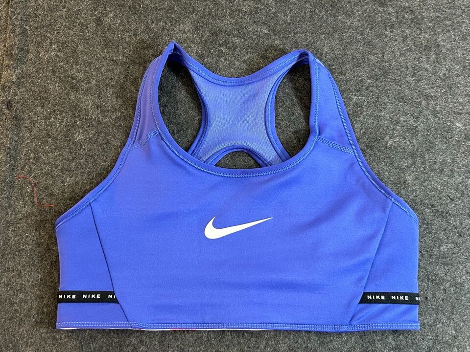 Nike Girls Swoosh Dri-Fit Sports Bra Reversible Youth Size Large Purple - $15.79