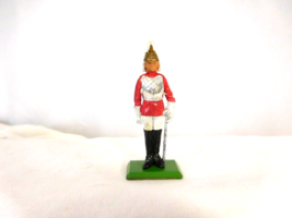 Britains Military Life Guards Troop Soldier 1973 Red Gold White - $13.86