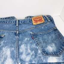 Levi’s 550 Relaxed Fit Distressed Acid Wash Vintage Jeans Size 35x34 Denim Blue - £23.75 GBP